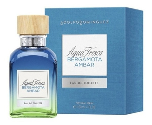 Perfume Hombre Adolfo Agua Fresca Bergamota Ambar Edt 120ml