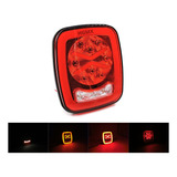 Plafón Calavera Jeep 11 Led + Aro Gel Estrobo 12v Universal