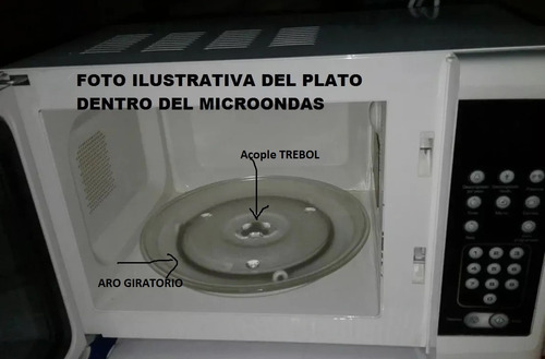 Plato De Microondas Ø 27 Cm P/  Whirlpool Wmd25gs  Wmd20gs