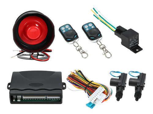 Zz Kit De Alarma Para Coche Con Mando A Distancia De 2