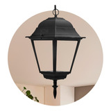 Lampara Colgante Led Farol 4 Caras Cadena Nichole Exterior