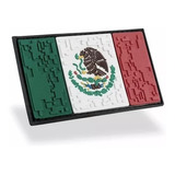 Parche Insignia Táctico Militar Pvc Bandera México Tricolor