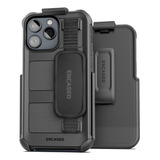 Funda Para iPhone 15 Pro Max  Con Clip Y Correa De Mano 