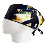 Gorro Quirúrgico Hombre + Lanyard La Pantera Negra