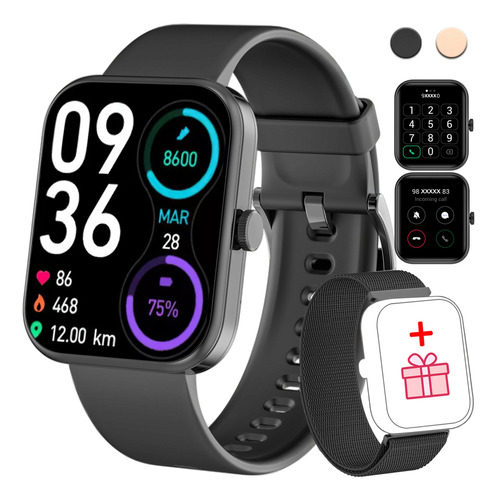 1.83'' Reloj Inteligente W20 Smartwatch Mujer Hombre Llamada