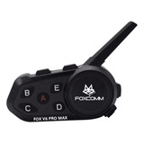 Intercomunicador Bluetooth Fox V6 Pro Max P/moto