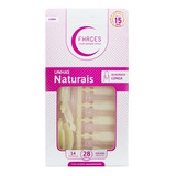 Unhas Postiças Natural Quadrada Longa U3004 Fhaces