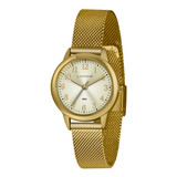 Relógio Lince Feminino Ref: Lrg4653l C2kx Casual Dourado