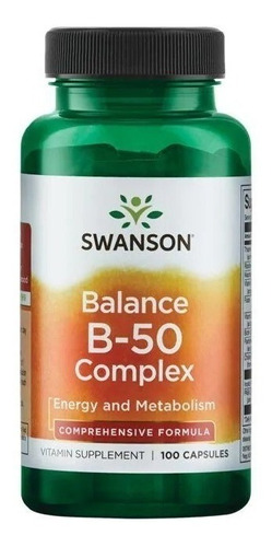 Swanson | Balance B-50 Complex I 100 Capsulas