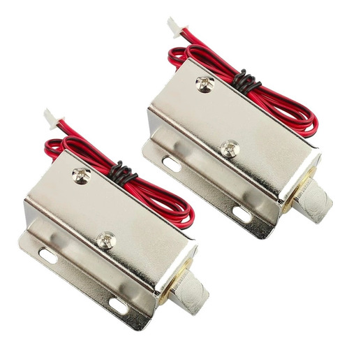 2 Cerradura Eléctrica 12v Chapa Cerrojo Eléctrico Candado 