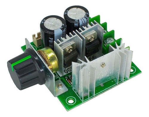 Controlador Pwm 010547 12v A 40v 10a Motor Dc Knob Plástico