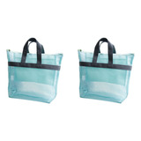 2 Bolsas De Playa De Malla, Bolsa De Playa Impermeable, Bols