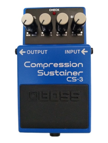 Pedal De Efeito Boss Compression Sustainer Cs-3  Azul