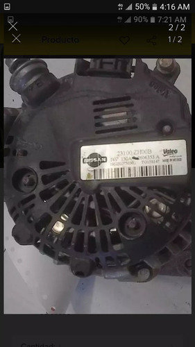 Alternador Nissan Pathfinder 2006 2012 R51 4.0 A 15 Dias  Foto 2