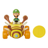 Luigi - Super Mario Coin Racers Juguete, Cochecito, Niños