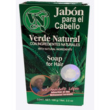 Jabón Verde Natural 100g. Detener La Caída Del Cabello