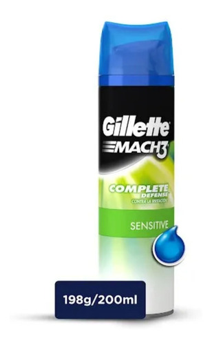 Gel De Afeitar Gillette Mach 3 Sensitive X 200 Ml