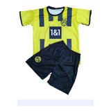 Kit Conjunto Infantil Do Borussia Dortmund 