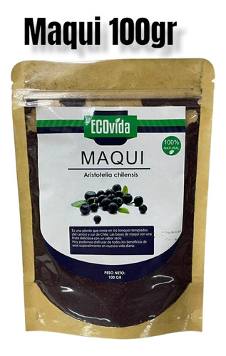 Maqui En Polvo Deshidratada 100 Gr