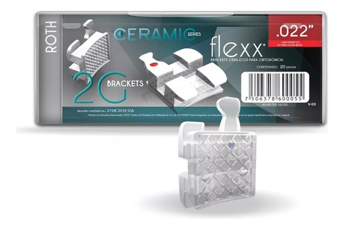  Brackets Ceramico Flexx Roth .022