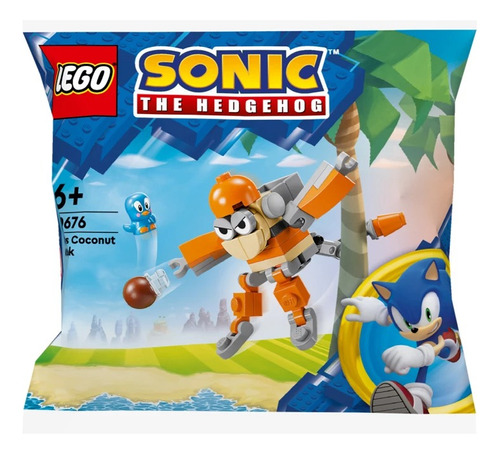 Lego Sonic Kikis Kokosnussattacke Polybag 30676 - 42pz Cantidad De Piezas 42