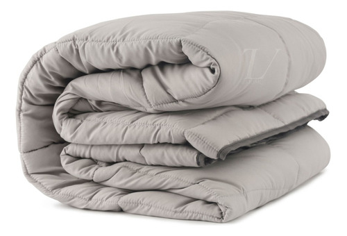 Acolchado Plumon Reversible 1 Plaza Y Media Efecto Duvet