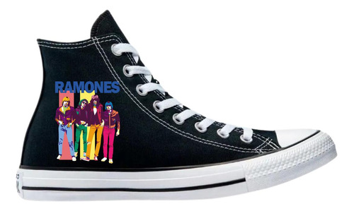 Tenis Converse Chuck Taylor All Star Bota Ramones 967n