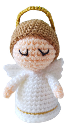 Amigurumi Llavero Angel De La Guarda