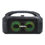 Caixa De Som Portátil Sunbox Sumay 50w Bluetooth, Usb E Fm