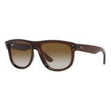 Ray Ban Rb0501s 6709cb Boyfriend Reverse Brown Gradient