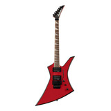 Guitarra Eléctrica Kelly Jackson X Series Rojo Ferrari Kex Material Del Diapasón Laurel Orientación De La Mano Diestro
