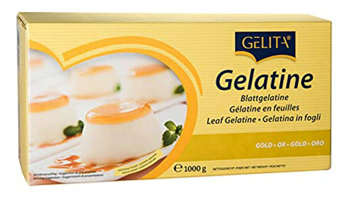 Gelatina - Gelita Gold Strength Leaf Gelatina - 500 Hojas-2.