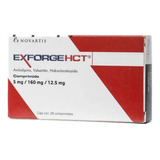 Exfroge Hct 5mg/160mg/12.5mg Con 28 Comprimidos