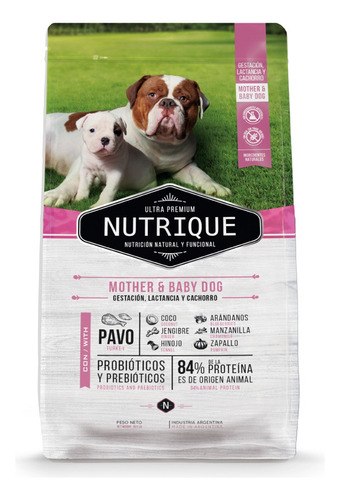 Nutrique Mother & Baby Dog 12 Kg Babydog Madres Y Cachorros
