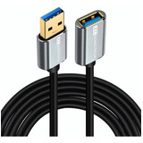 Cable De Extensión Usb 3.0 Macho A Hembra Alta Veloc. De 2 M