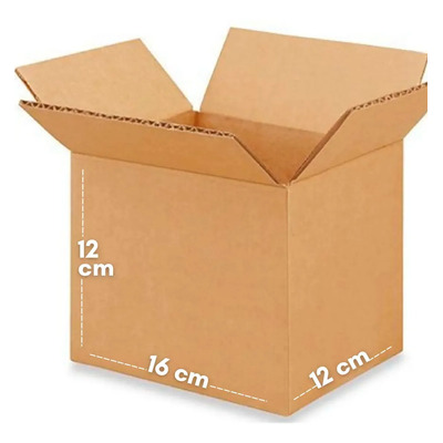 Cajas Cartón Pequeñas 16x12x12cm 60pzs Cajas Para Kraft | Meses sin interés