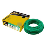 Indiana Cable Verde Tipo Thw-ls/thhw-ls600v 75°c/90°c 12awg