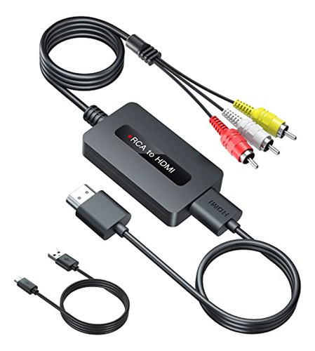 Convertidor De Cable Rca A Hdmi Tixilinbi - Full Hd 720p/108