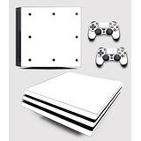 Skin Personalizado Para Ps4 Pro Color Blanco (0111)