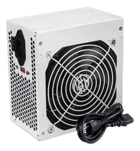 Fonte Atx Gamer Branca 500w Real Fnt-500w-bc