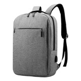 Mochila Bolsa Com Usb E Compartimento Interno Impermeável