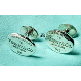 Originales Mancuernillas Return To Tiffany Gemelos Plata 925