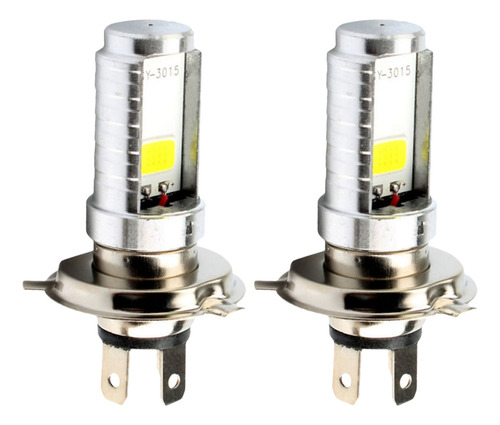 Faros Led H4/cob/6w Superbright Para Moto/coche, 2 Unidades