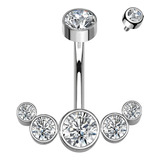 Cocharm G23 - Piercing Para Ombligo (0.49 Oz, De Titanio, Co