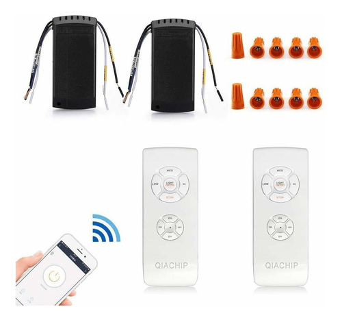 Qiachip Kit De Control Remoto Universal Wi-fi Para Ventilado