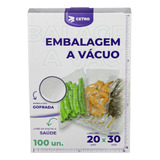 Embalagem A Vácuo Gofrada Pré Formada 20x30cm - 100 Und