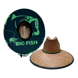 Sombrero De Palma Pescador Surf Lifeguard Hat Big Fish