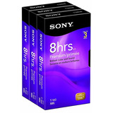 Sony 3t160vr 160 Minuto Vhs - 3 Pack (fuera De Servicio Por 