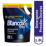 Detergente Liquido Blancox 1800 Ml Doypack Ropa Oscura
