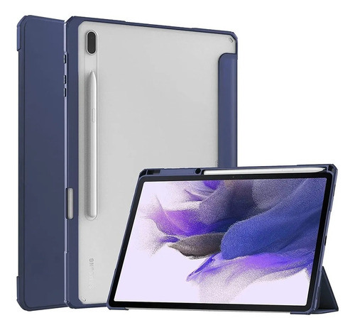 Funda Para Galaxy Tab S7 Fe / S7+ / S8+ Smart Hibrida Azul